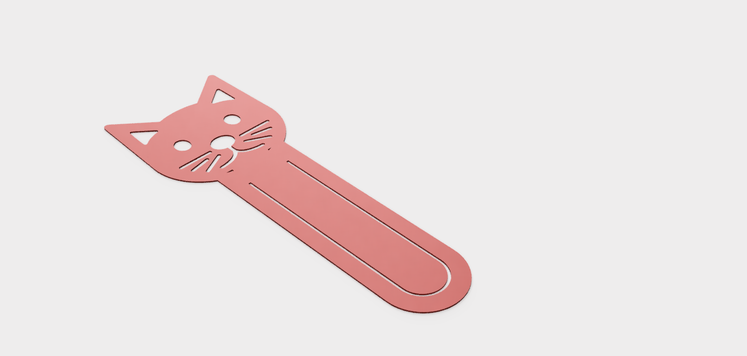 bookmark cat - Lesezeichen Katze