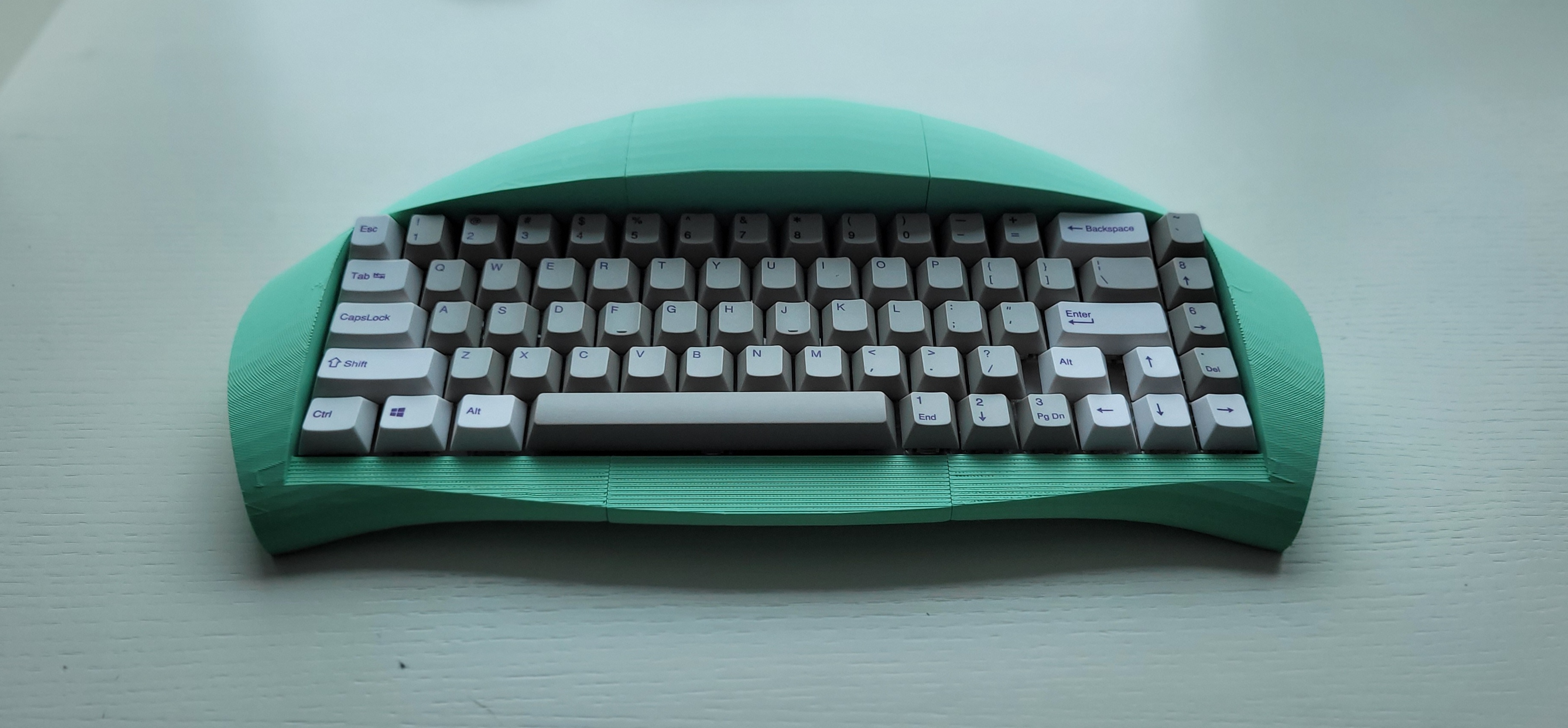 The Swell 68 A Gummy ORing Mount Keyboard Case for the CIY Tester 68