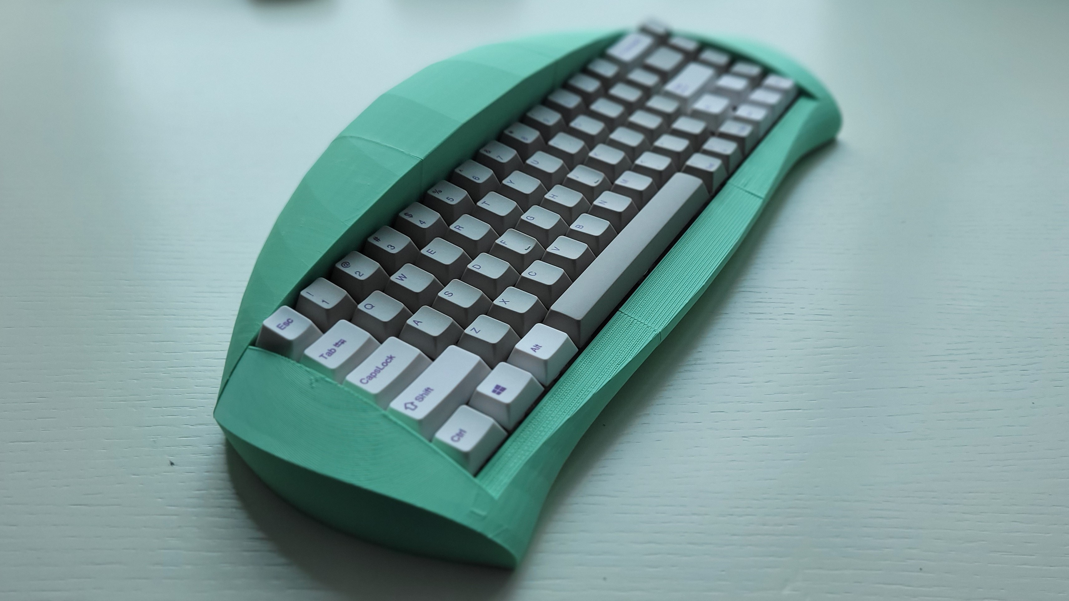 The Swell 68 A Gummy ORing Mount Keyboard Case for the CIY Tester 68