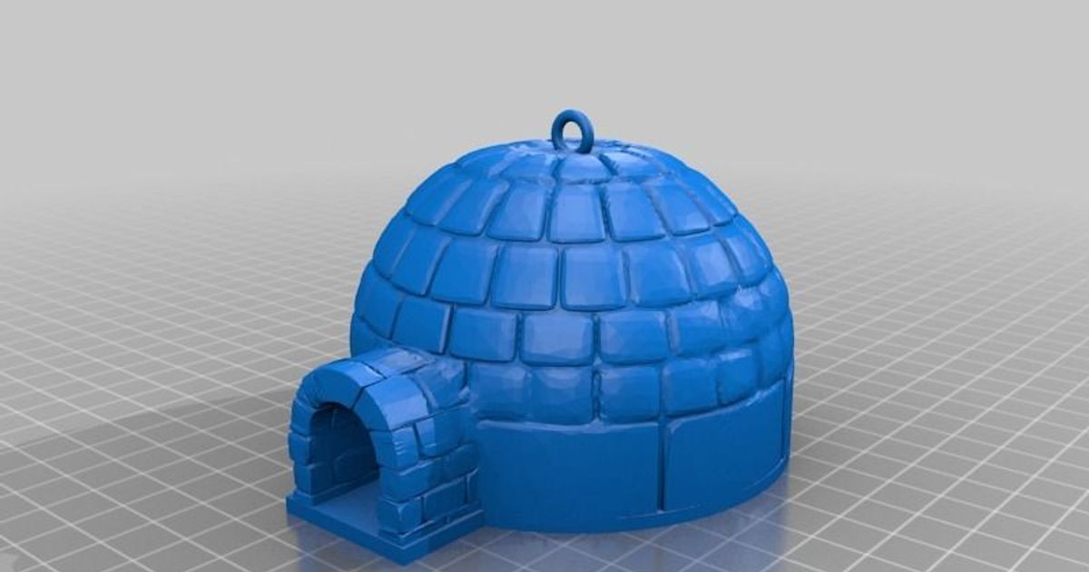 Igloo Ornament by Stoo Download free STL model
