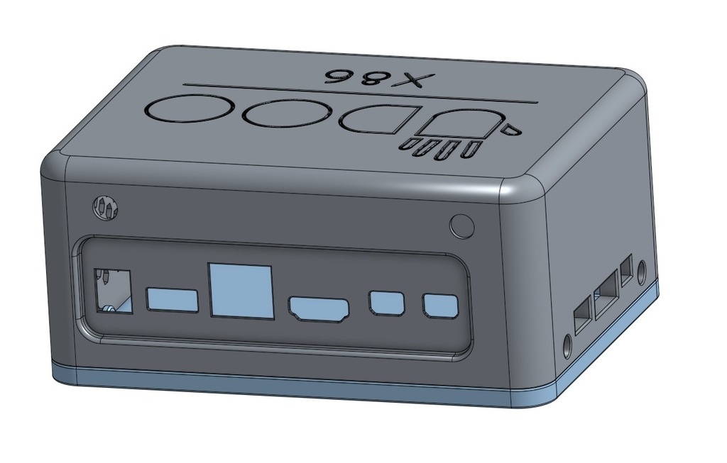 Miniatura 7 do modelo 3D UDOO x86 Case