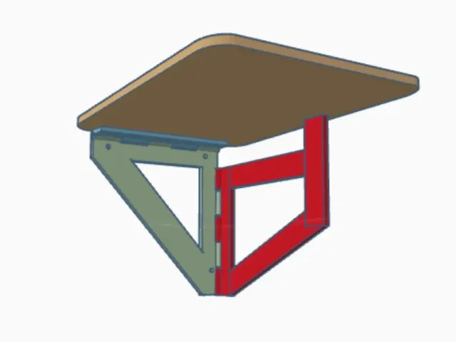 INIMI TABLE - foldable wall table- mesa plegable de pared