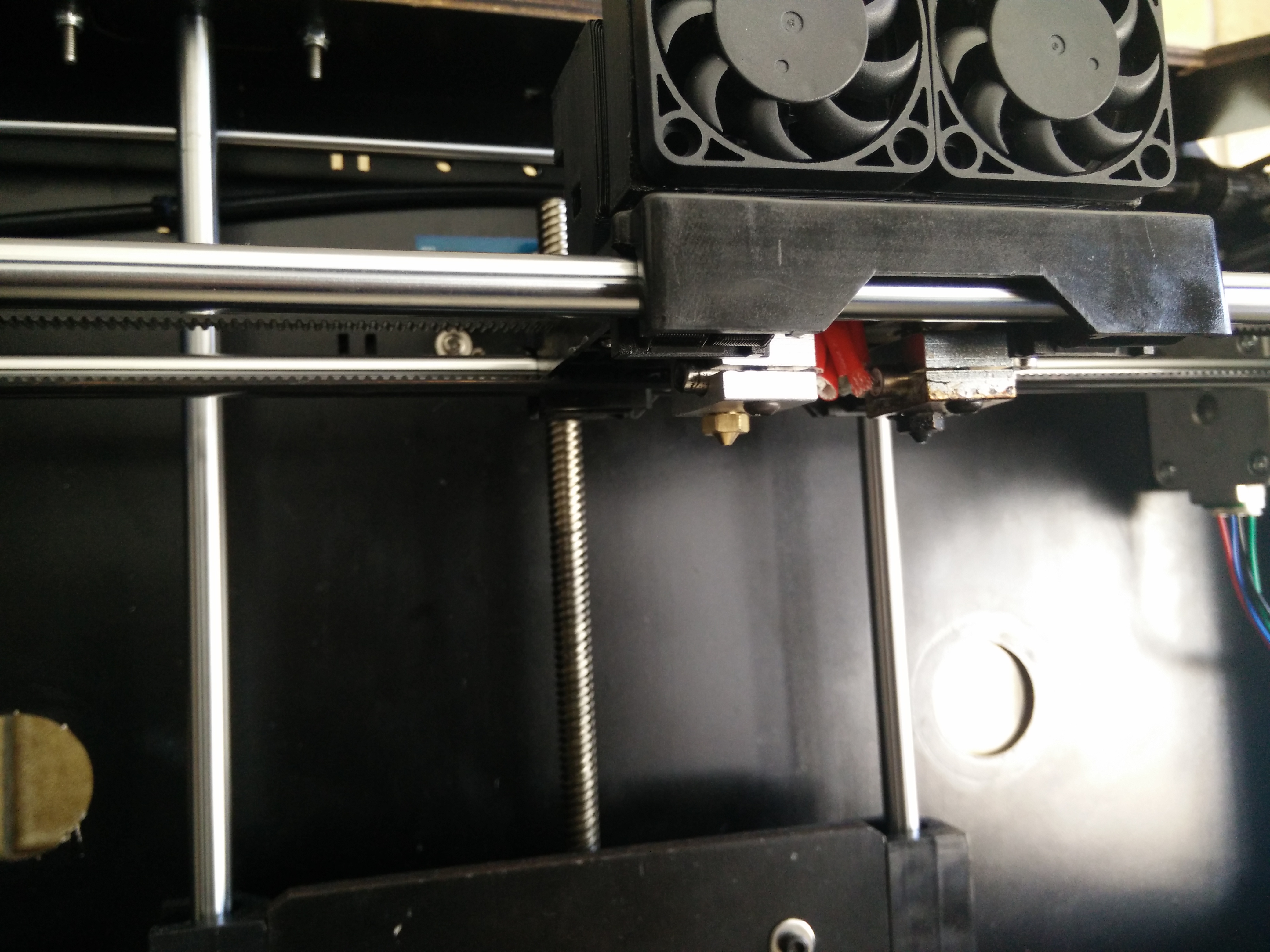 E3D V6 Mount with Fan for CTC / Flashforge / Replicator