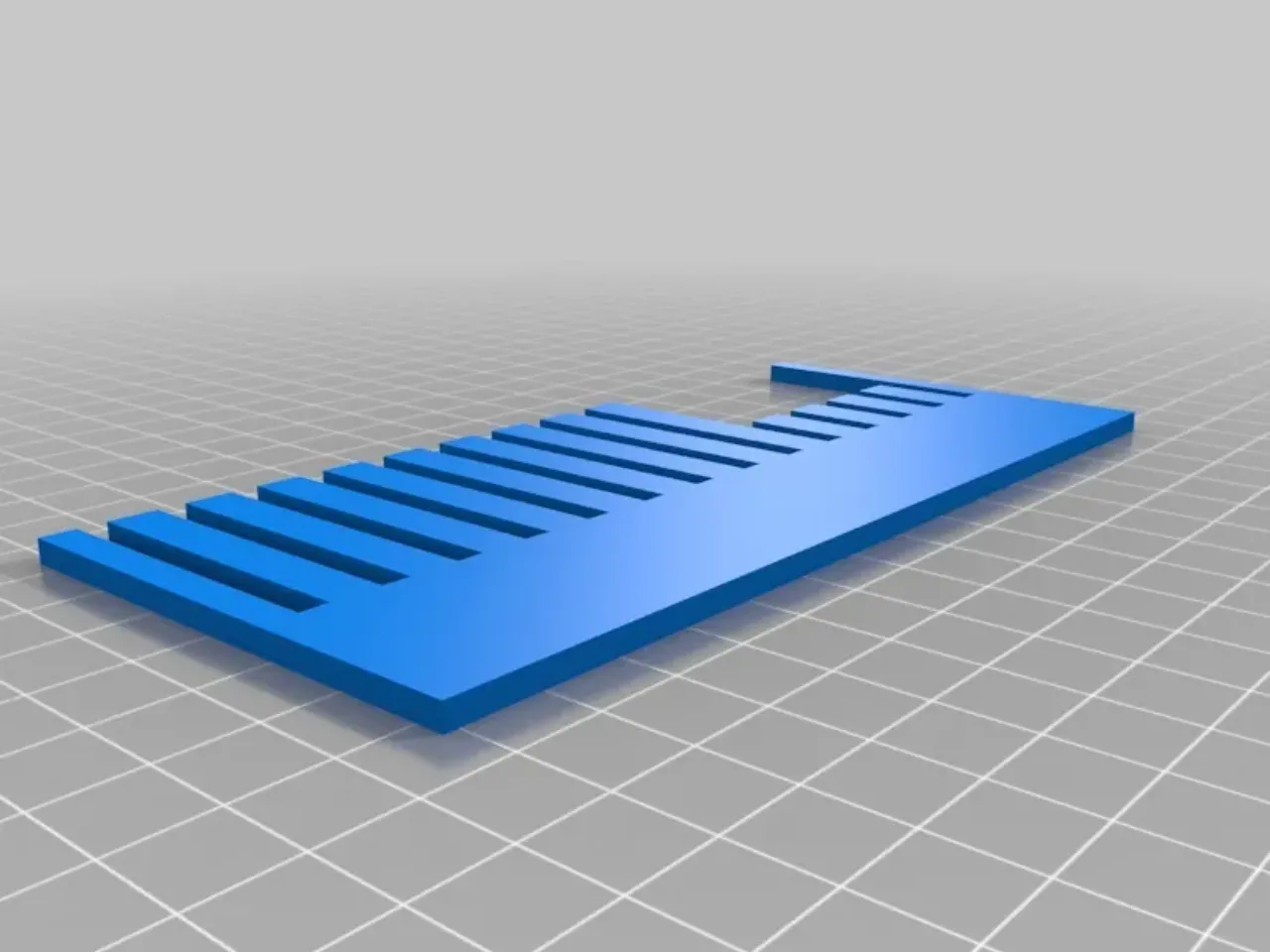 Reef tank Overflow Comb by PonyOny | Download free STL model ...