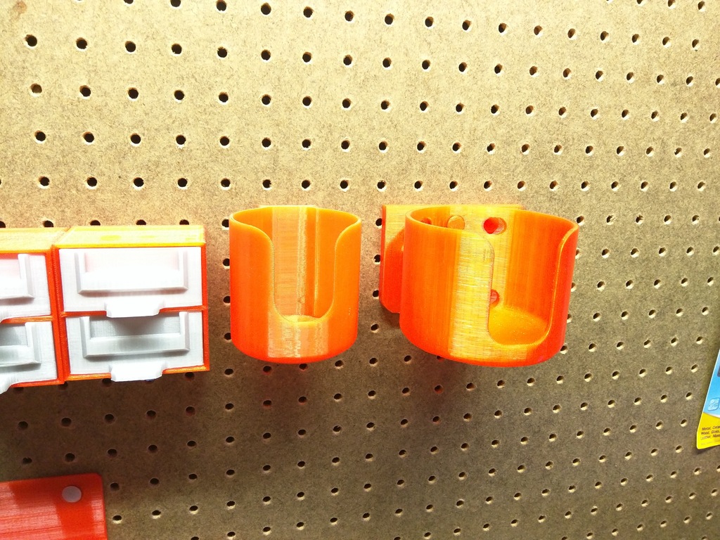 Pegboard mounted coffee cup holder by Nerd Alert 3D Labs | Download ...
