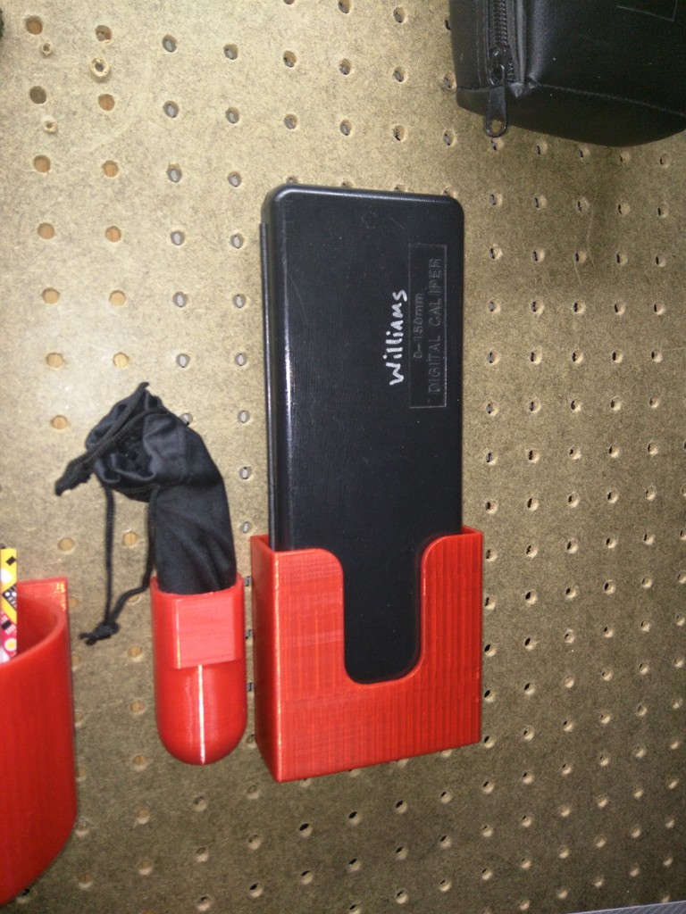 Digital Caliper bin for 1" pegboard