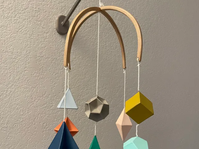Baby Crib Mobile Wall Mount Stand