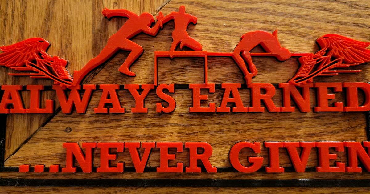 Track Ribbon Display by Tuttamore Designs Download free STL model