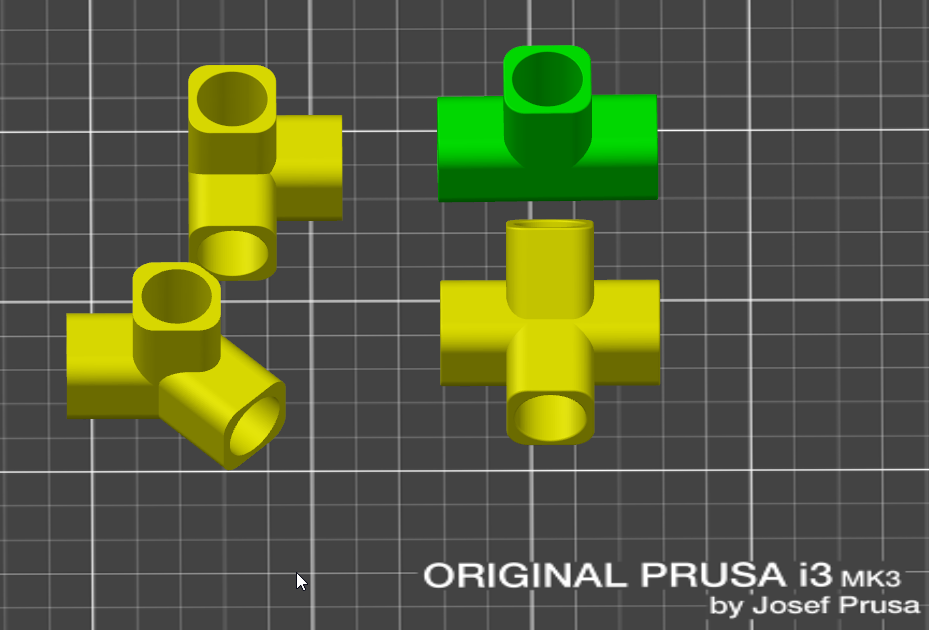 16mm tube connectors
