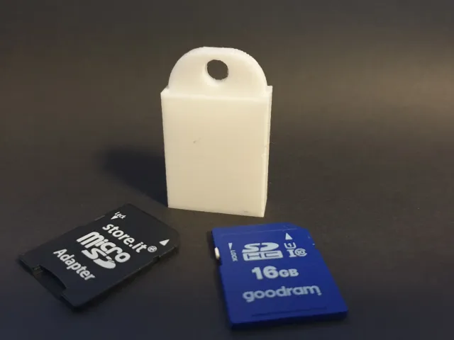 SD-Card Key chain Case