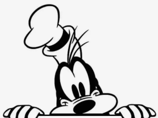 Goofy peeping you