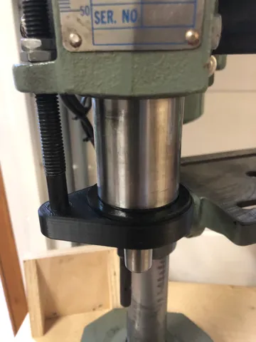 Depth stop bracket for drill press