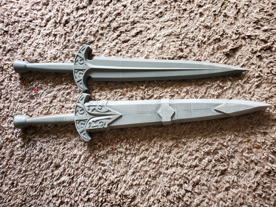 Skyrim steel dagger sheath