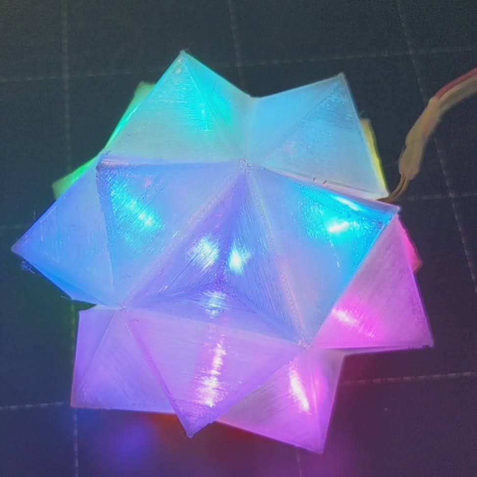 Folding Stellated Icosahedron