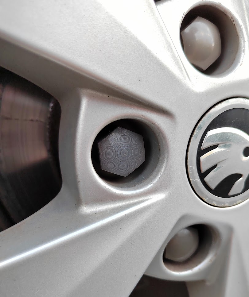 Wheel nut cover
