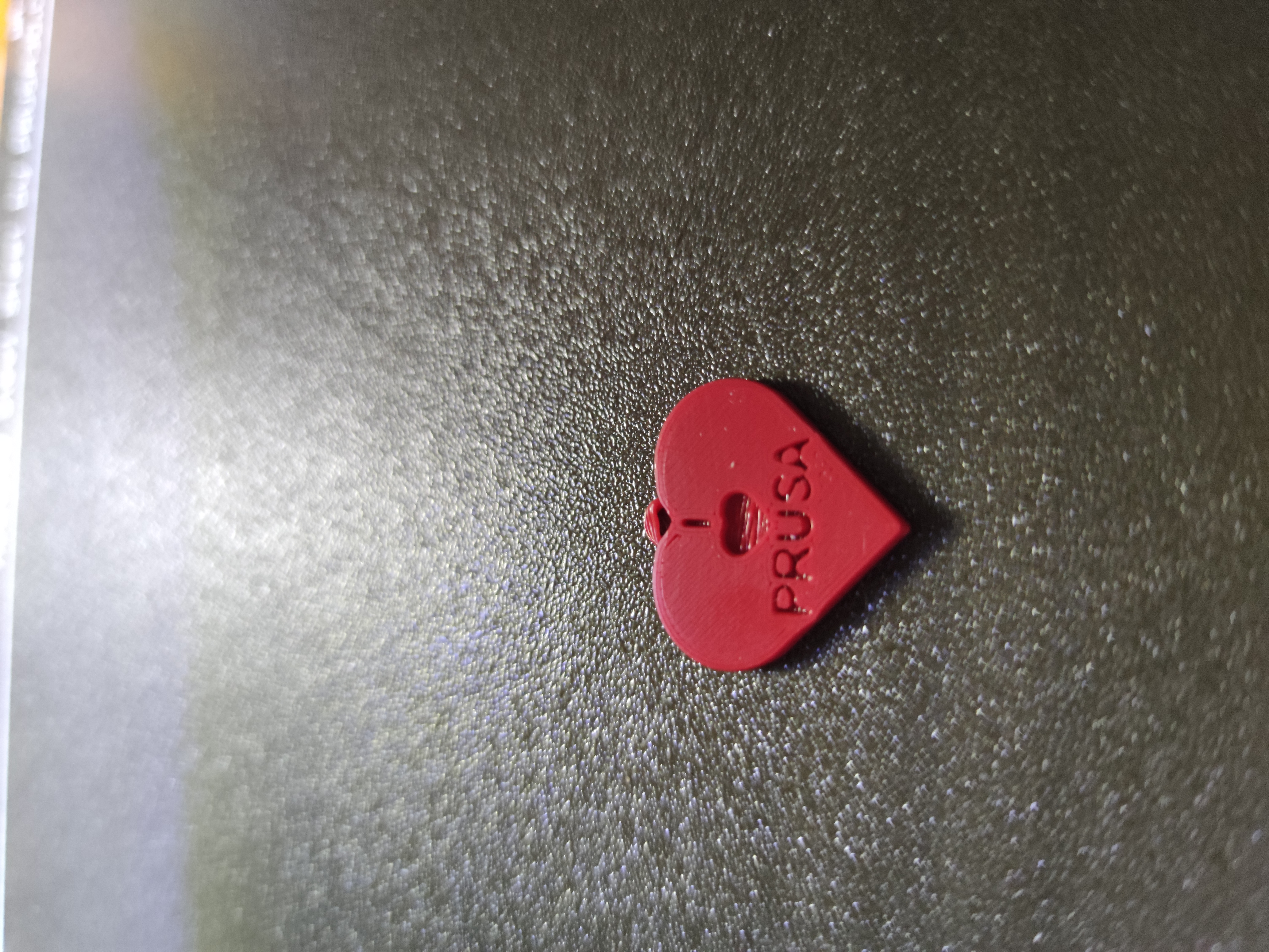 Pendant with "I ♥ PRUSA"