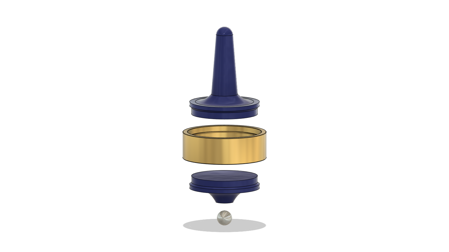 Miniatura 3 do modelo 3D Ultimate Mini Spinning Top