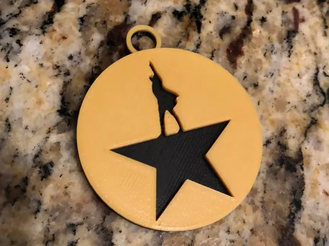 Hamilton Musical Logo Pendant / Necklace / Keychain