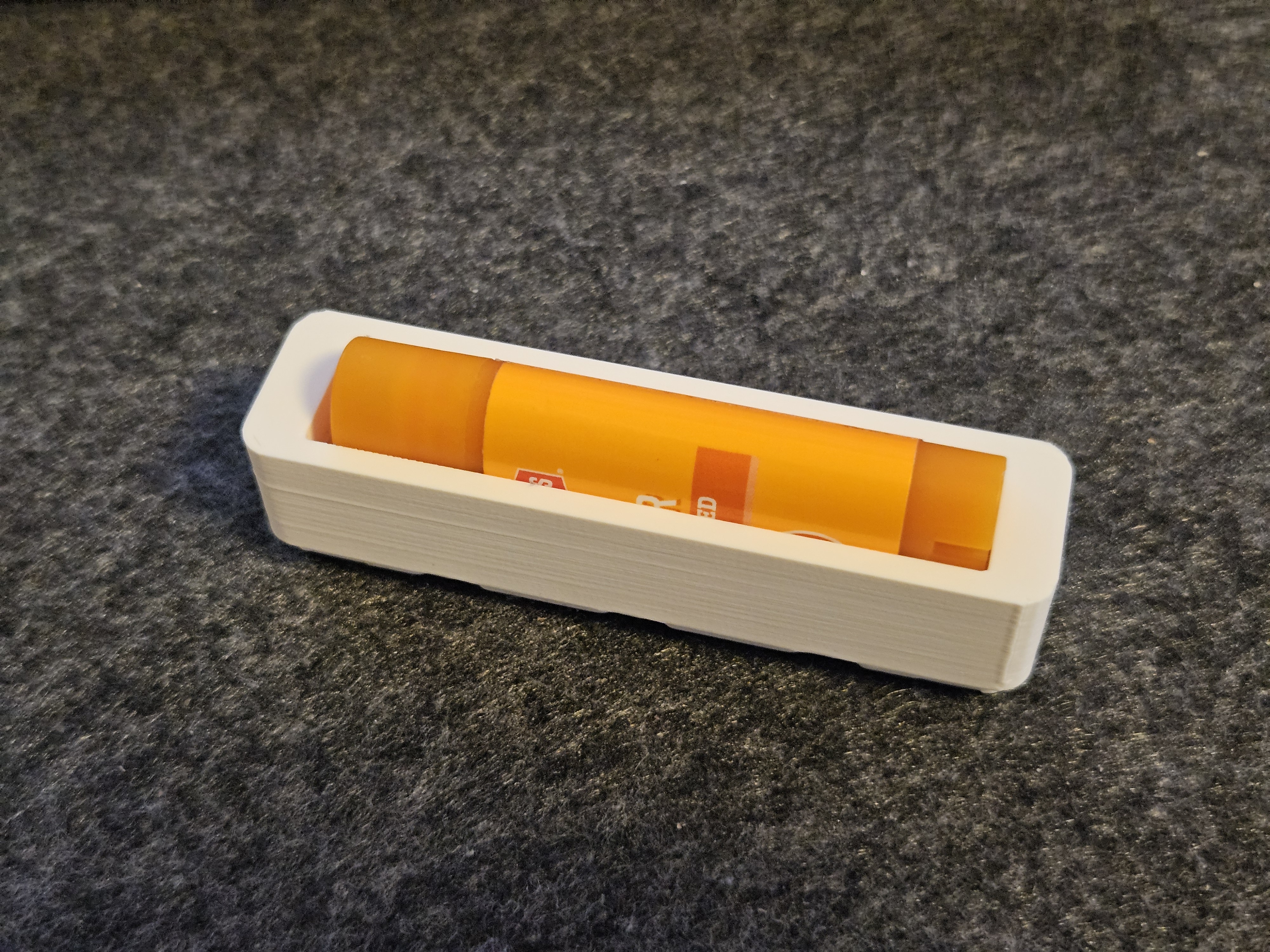 Gridfinity bin for O'Keeffe's Lip Repair Stick (single and dual)