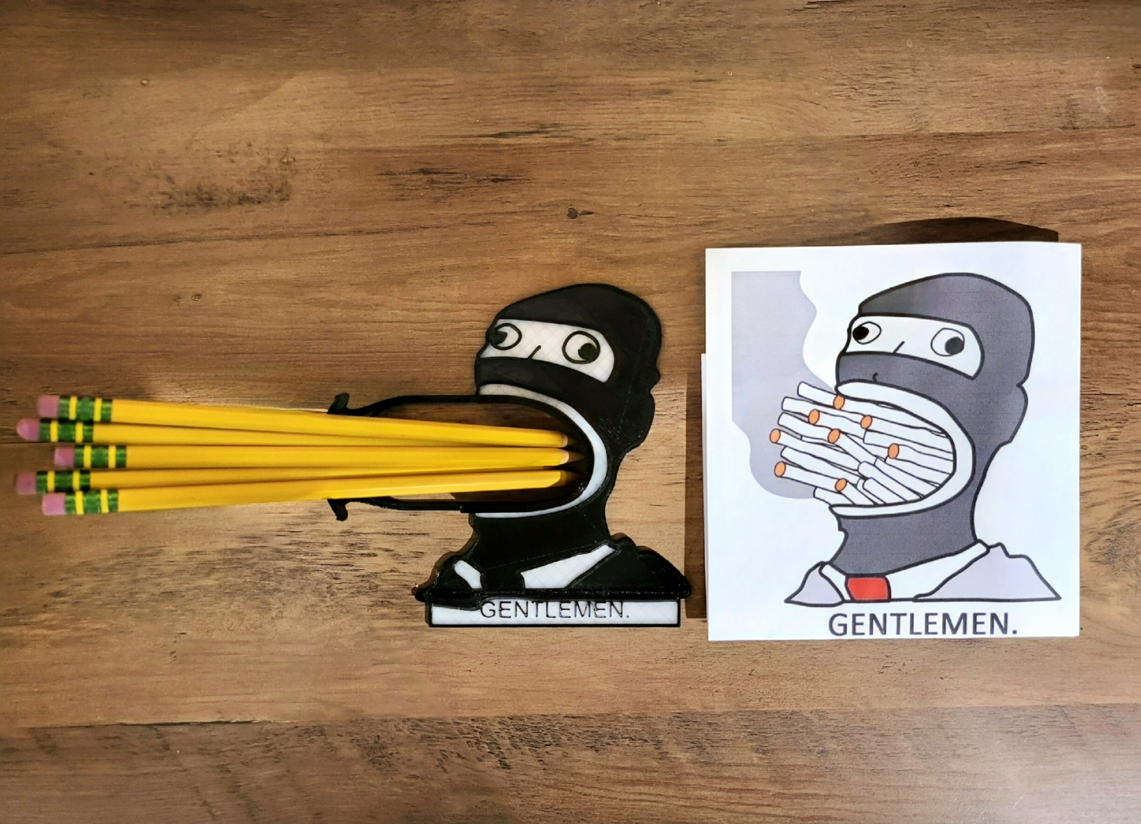 GENTLEMEN Pen Stand / Pencil Holder