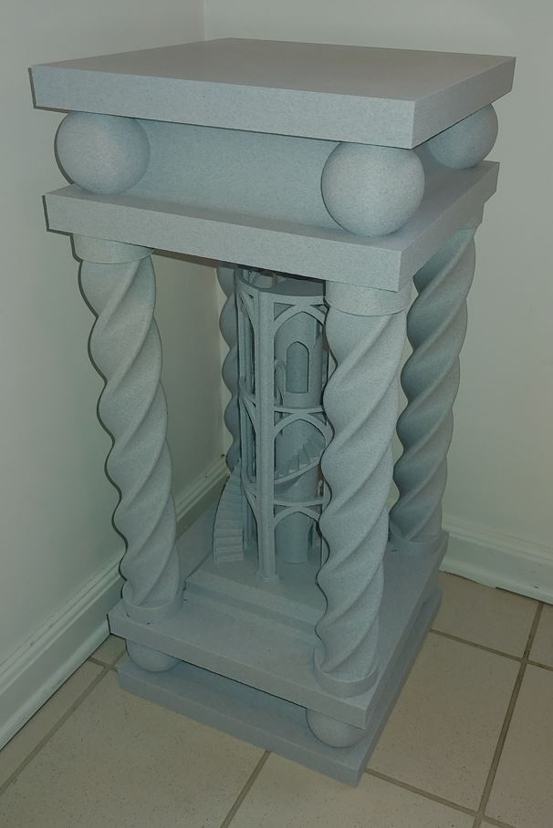 END TABLE SPIRAL STAIRS