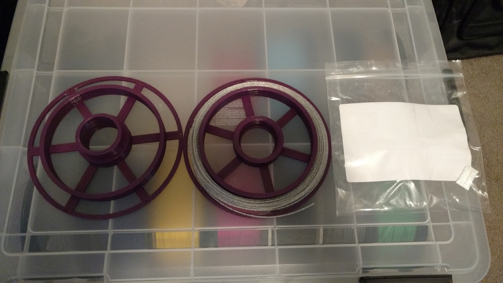 Miniatura 2 do modelo 3D Maker Box Filament Sample Spool