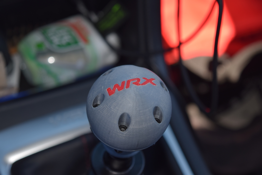 WRX Shift Knob Remixed for Reverse Lockout Shifters by Dingoboy