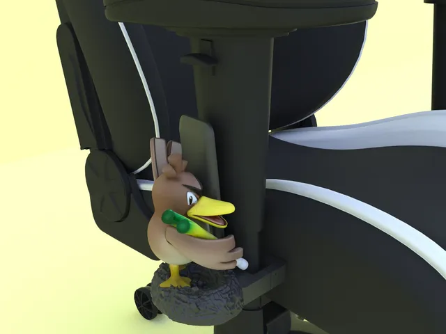 ℗083 Farfetch'd Chair Armrest Remote Holder Pokemon