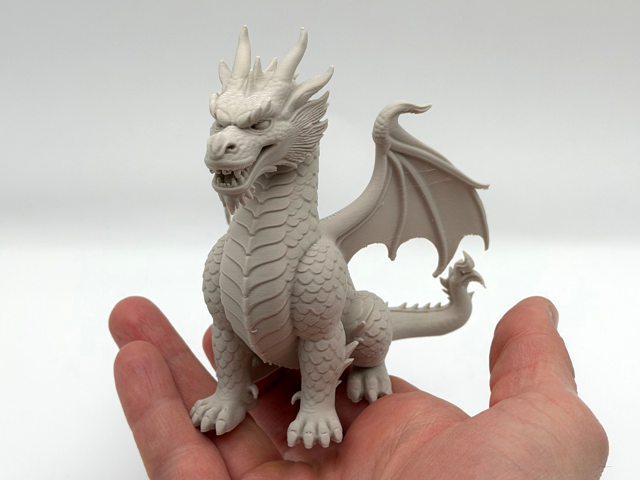 Majestic Dragon Figurine