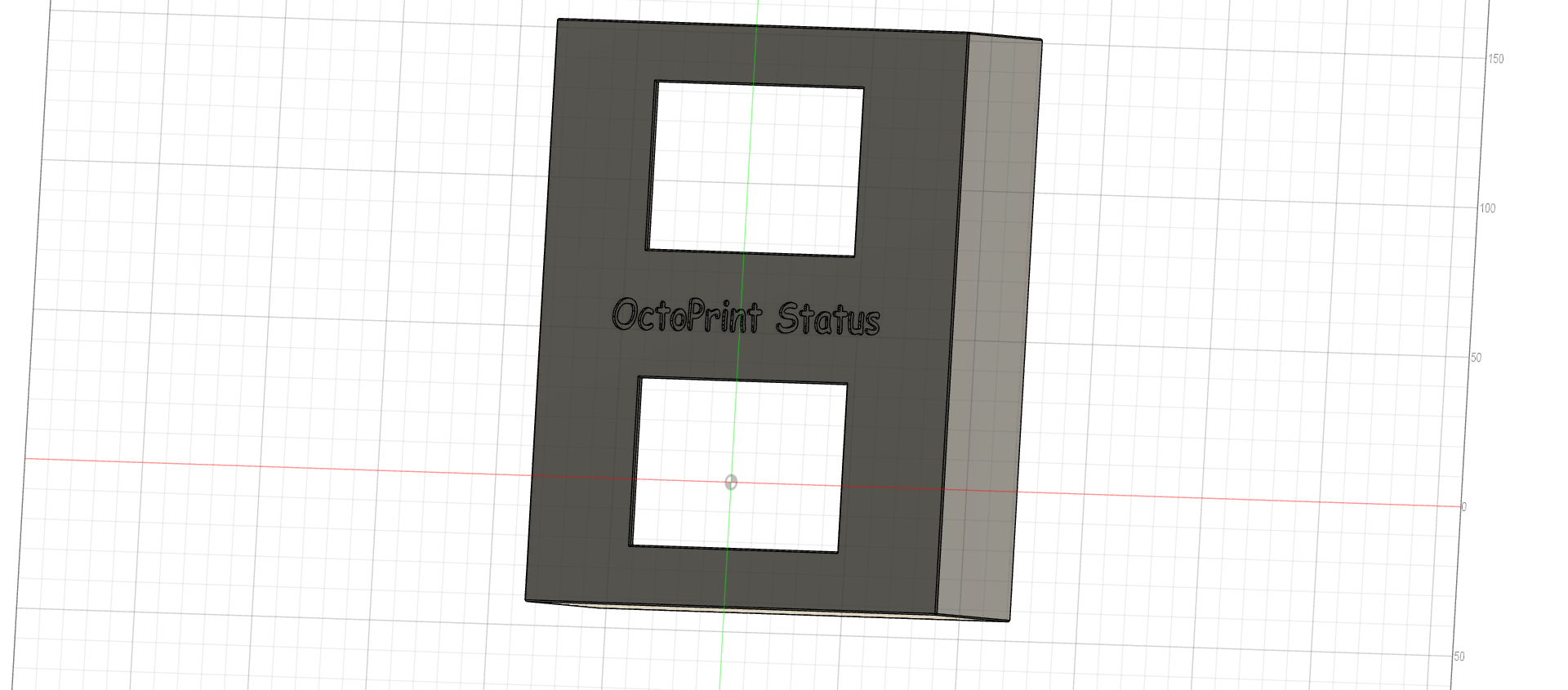 Dual HyperPixel 4.0 display case for OctoPrint / OctoDash by AWSW