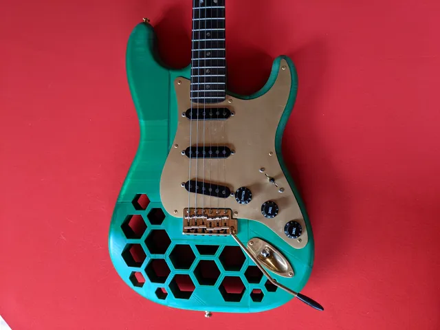 Stratocaster Style Hexagon Guitar Body