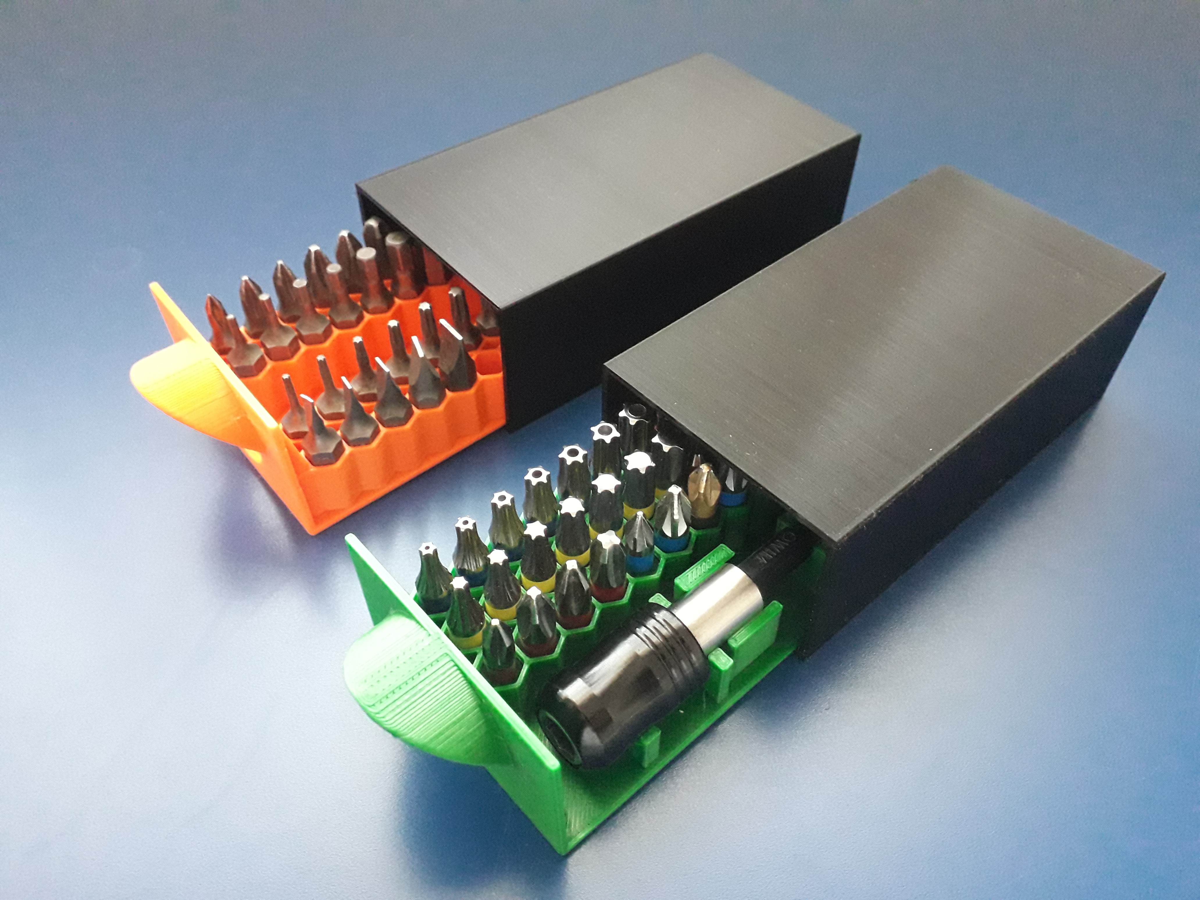 Hex bit storage box