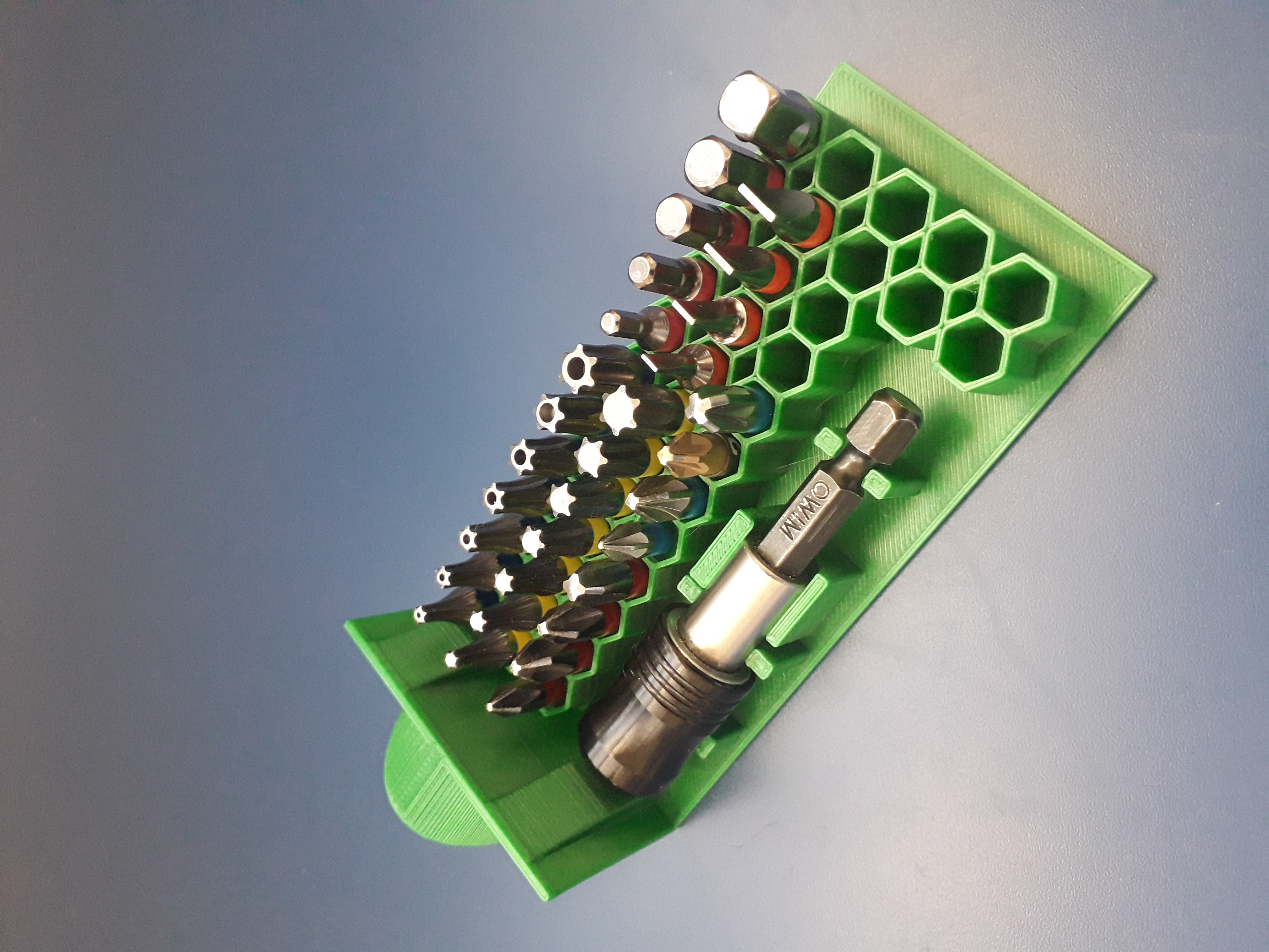 Miniatura 12 do modelo 3D Hex bit storage box