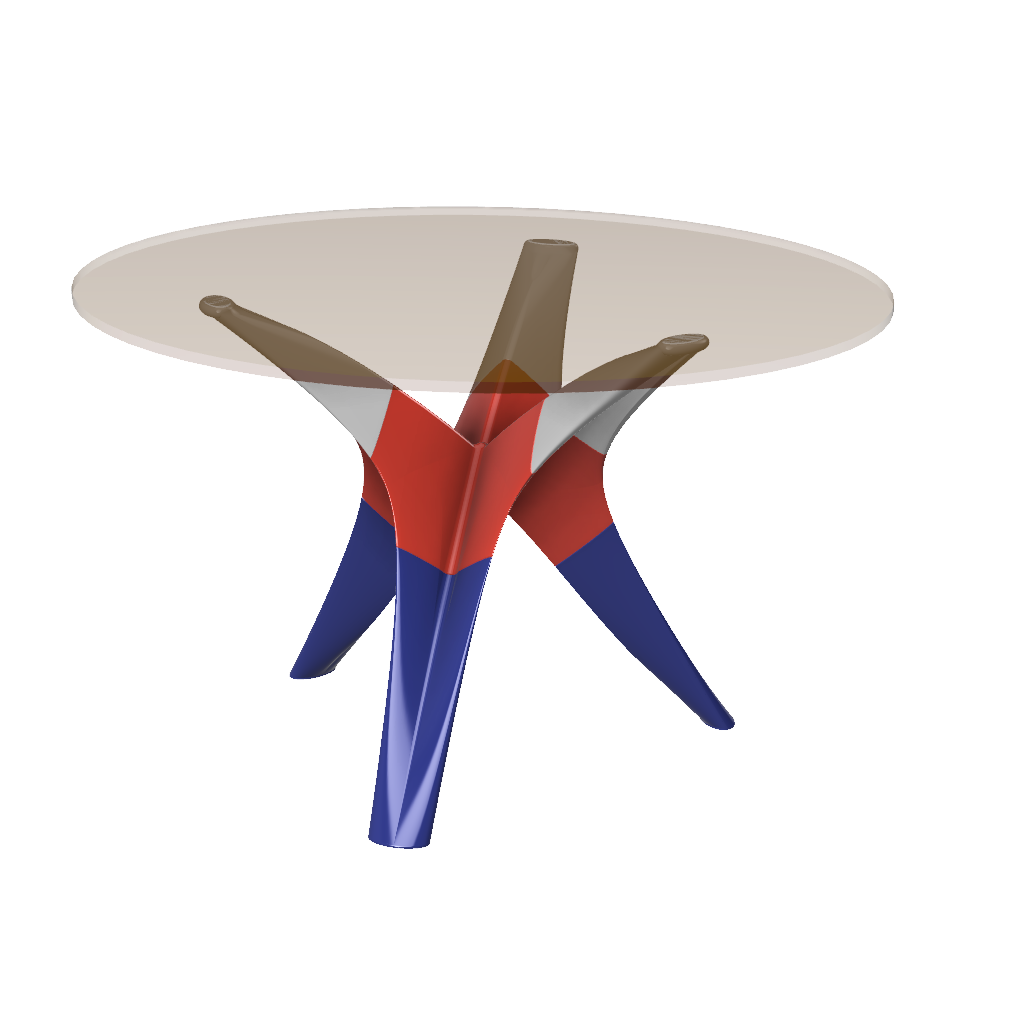 Miniatura 8 do modelo 3D Hyperbolic Coffee Table