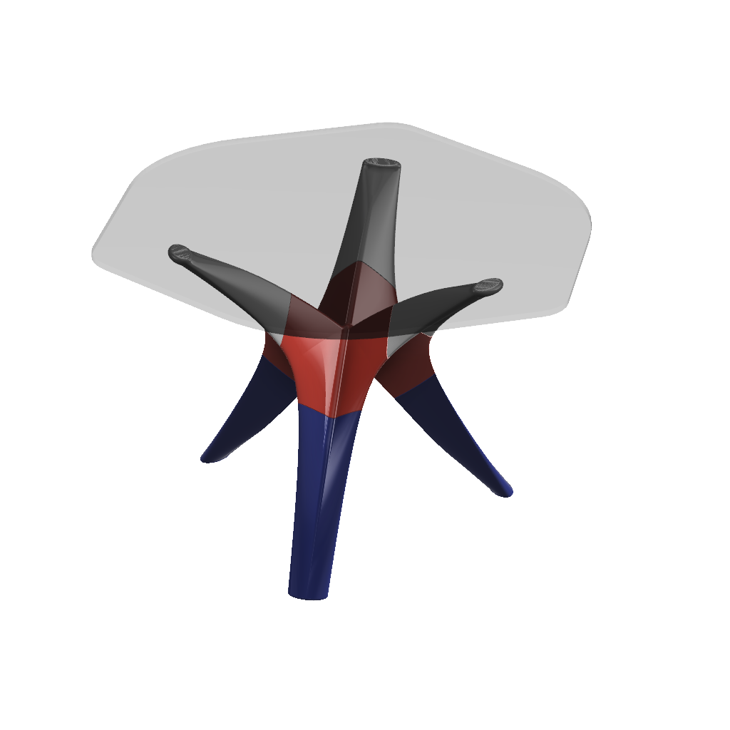 Miniatura 9 do modelo 3D Hyperbolic Coffee Table