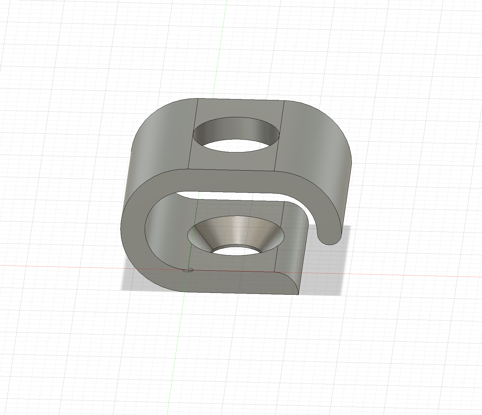 Miniatura 2 do modelo 3D Compact Cable Clip (Parametric)