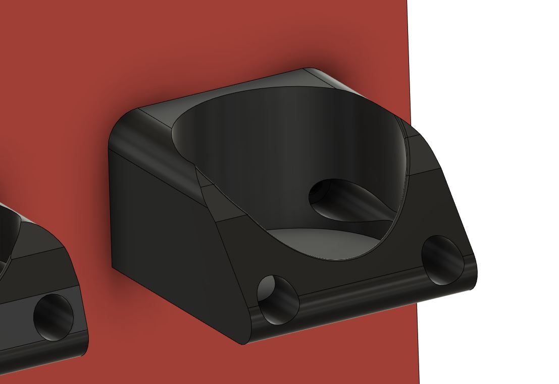 Spray bottle holder for wall mount by Bruninfarina Download free STL