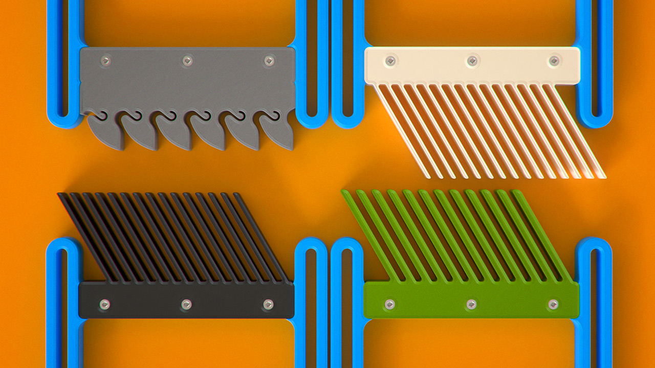 Featherboard with Replaceable Heads (m6) — miniatura 3