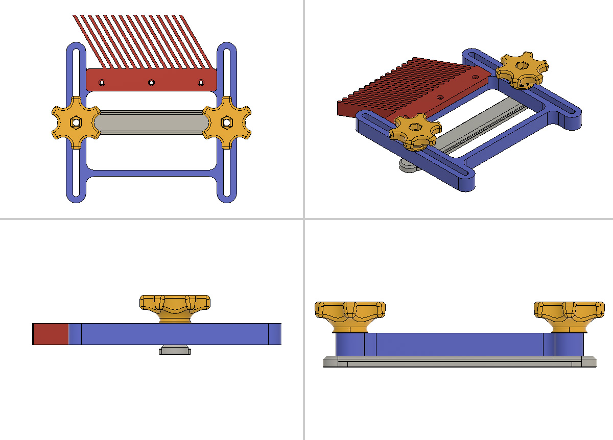 Featherboard with Replaceable Heads (m6) — miniatura 8