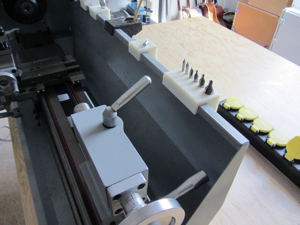 Parametric Center Drill Holder for Lathe by Projunk Download free STL