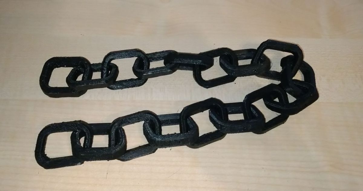 3D Chain - Print in place by 93djen, Download free STL model
