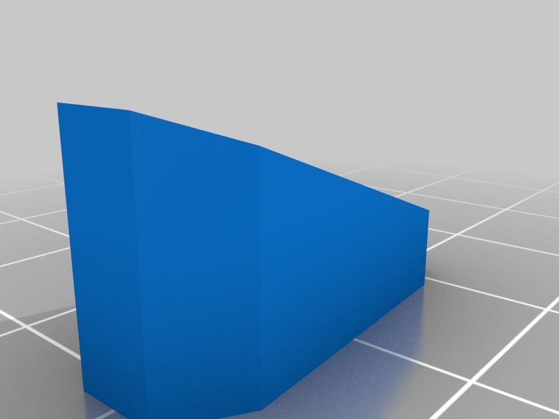 Simple Parametric Allen Hex Key Holder - Customized for Creality CR-10 toolkit