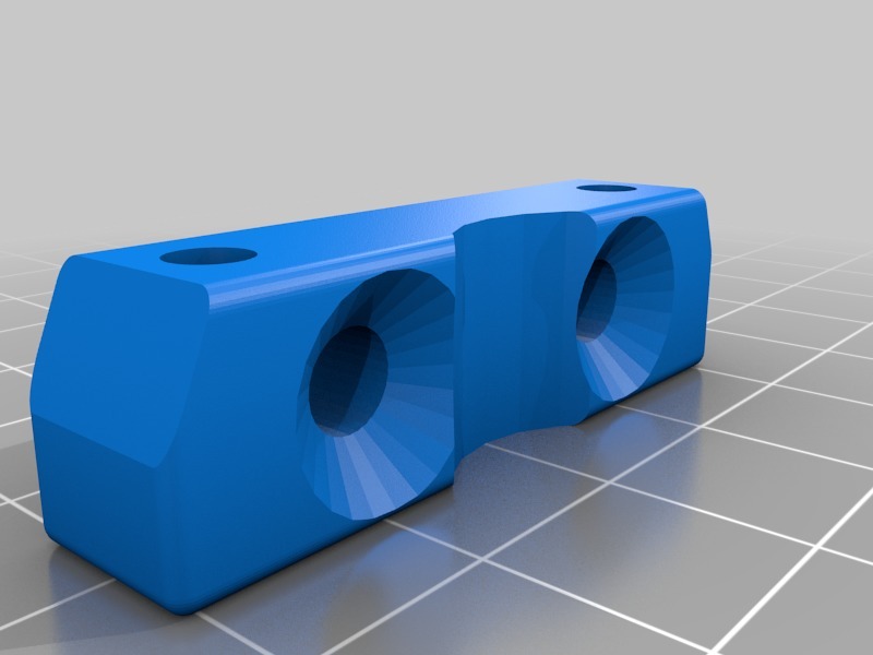 Z Axis Motor Mount for Creality CR-10 - Corrected for Glass holder Y Axis travel