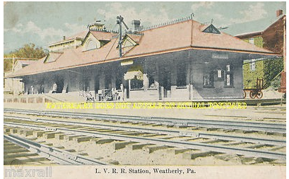 Weatherly PA Train Station