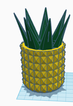 Pineapple Pen Holder