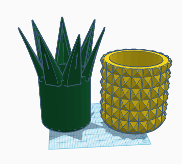 Miniatura 3 do modelo 3D Pineapple Pen Holder