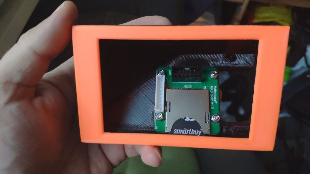 Kingroon KP3S Marlin lcd mount + TFT35 + SD slot