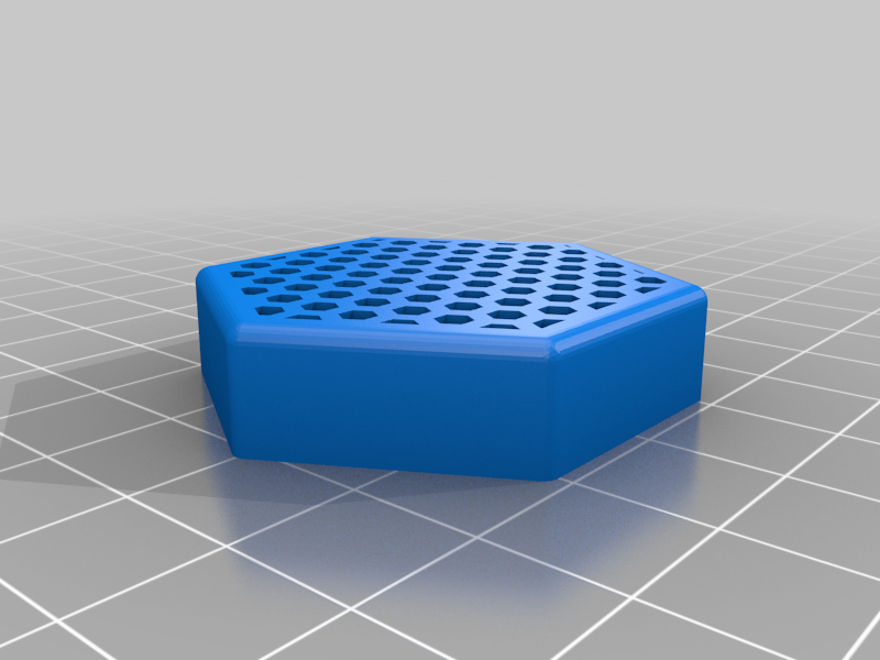 Miniatura 2 do modelo 3D Small selica gel hexagonal box