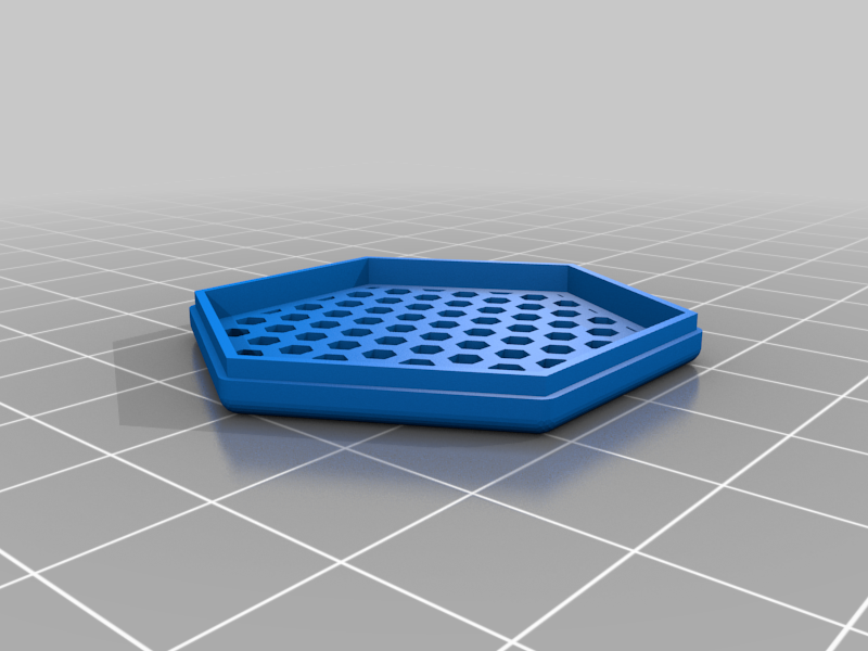 Miniatura 3 do modelo 3D Small selica gel hexagonal box