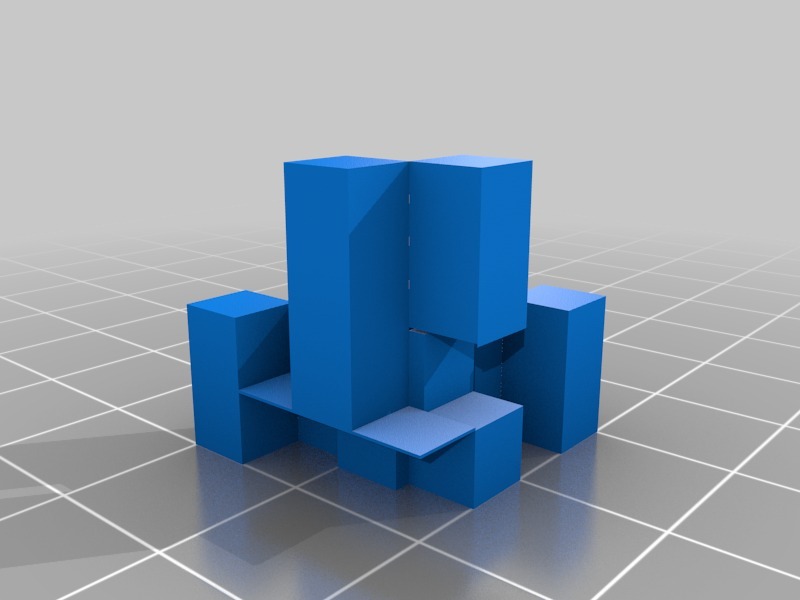 Bicolor Calibration Cube Steps (Customizer) by mbasov Download free